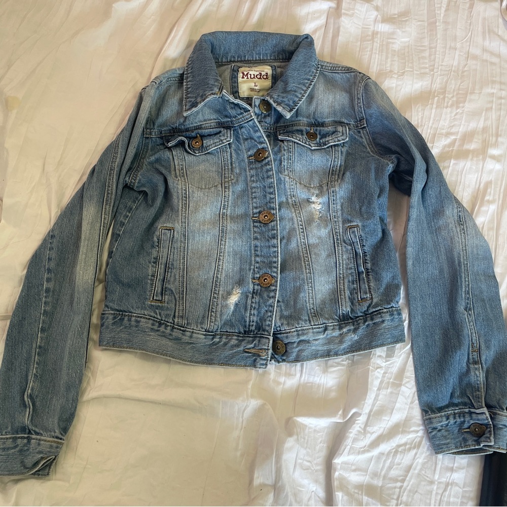 Mudd Distressed Denim Jacket